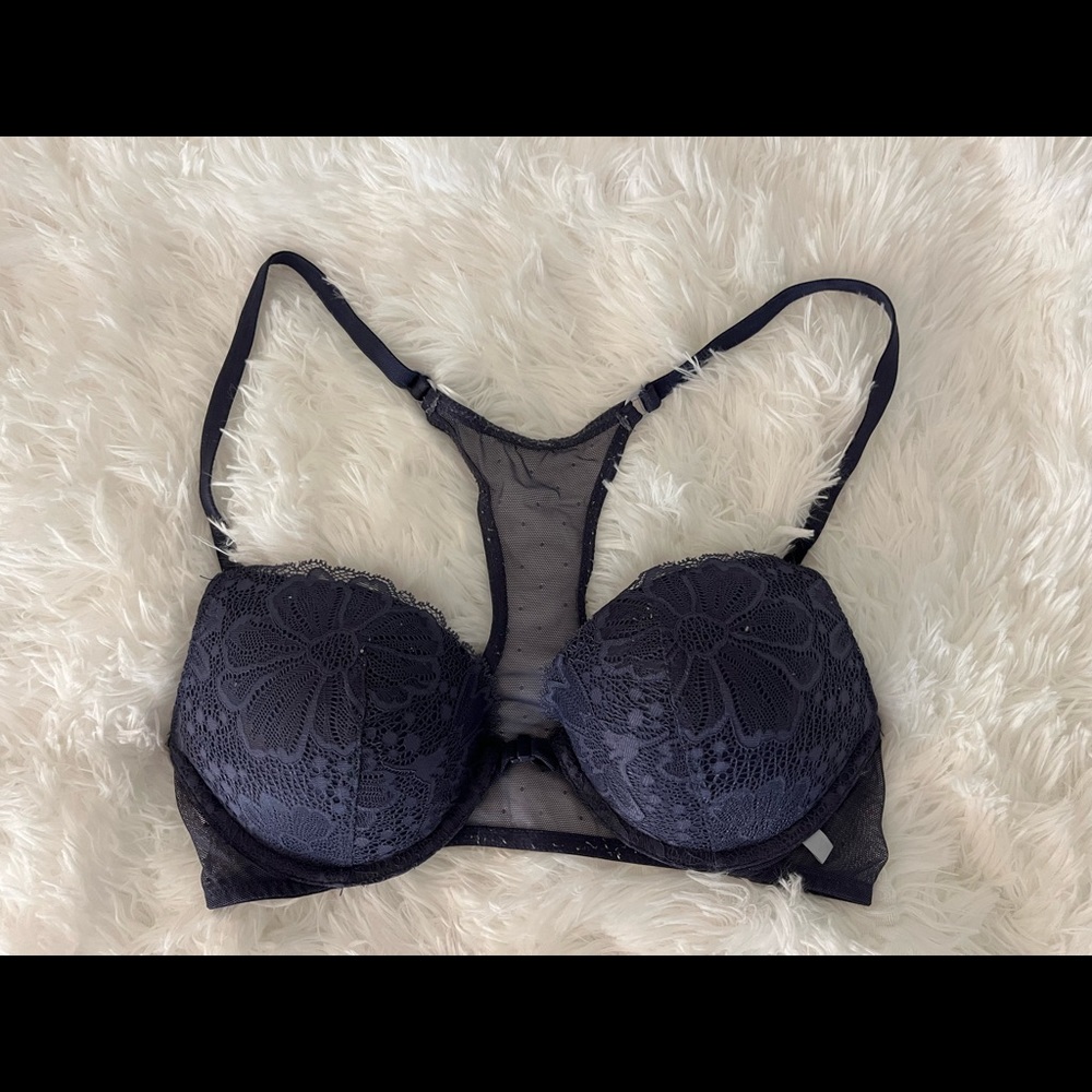 VS T-Back Blue Bra